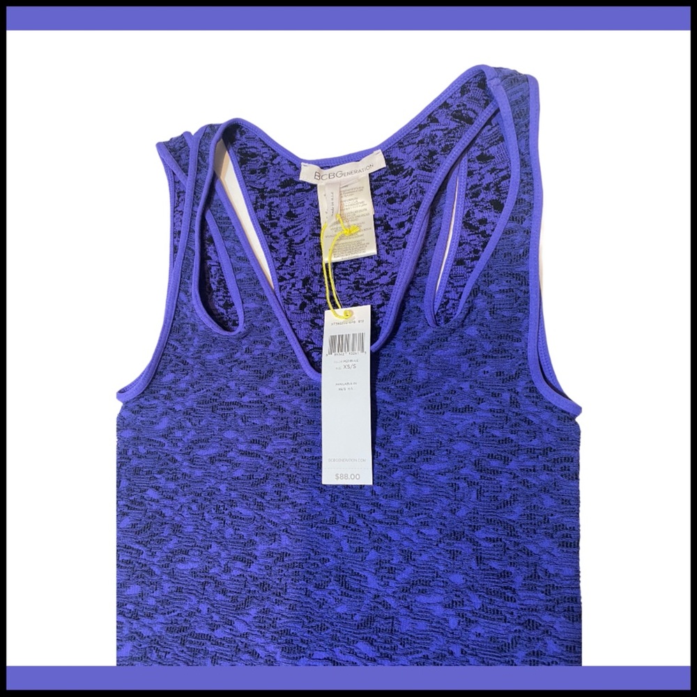 NWT BCBGeneration PERIBLU TWIST TANK BODYCON DRESS - Picture 10 of 10